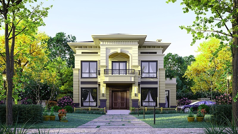 普格乡村别墅的墙壁通常用什么砖砌？